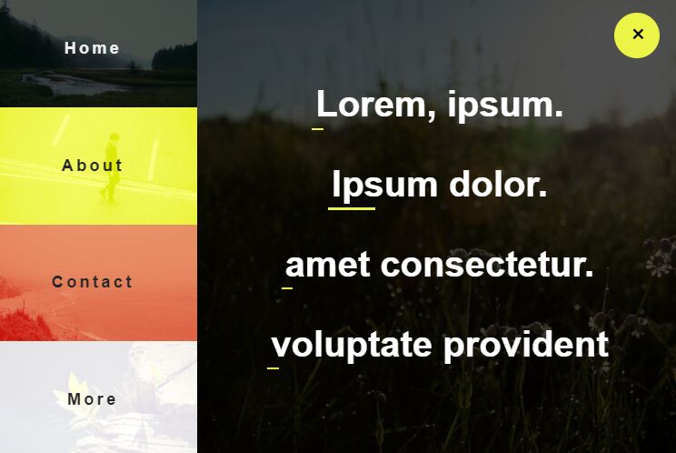 CSS Grid Menu